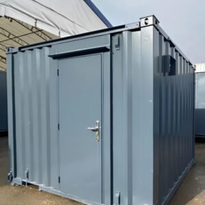 10ft × 8ft Shipping Container Office | Portable Anti-Vandal Building - M-W Containers