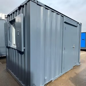 10ft × 8ft Shipping Container Office | Portable Anti-Vandal Building - M-W Containers