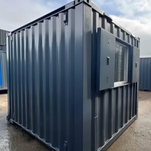 10ft × 8ft Shipping Container Office | Portable Anti-Vandal Building - M-W Containers