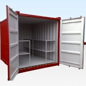 10Ft X 8Ft Flat Floor Bunded Store - First Choice Shipping Containers