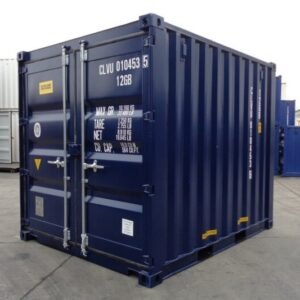 10Ft X 8Ft Shipping Container (One trip) - Blue - First Choice Shipping Containers