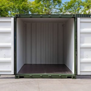 10Ft X 8Ft Shipping Container (One Trip) - Green - M-W Containers