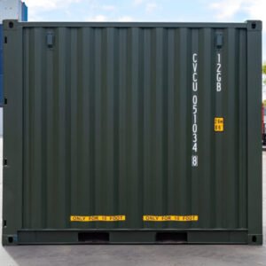 10Ft X 8Ft Shipping Container (One Trip) - Green - M-W Containers