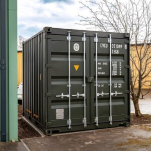 10Ft X 8Ft Shipping Container (One Trip) - Green - M-W Containers