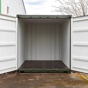 10Ft X 8Ft Shipping Container (One Trip) - Green - M-W Containers