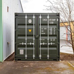 10Ft X 8Ft Shipping Container (One Trip) - Green - M-W Containers