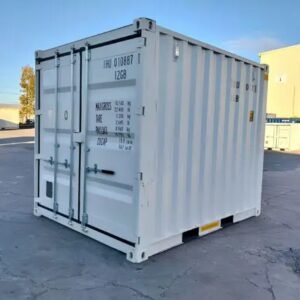 10Ft X 8Ft Shipping Container (One Trip) – White - Colli Trans Containers