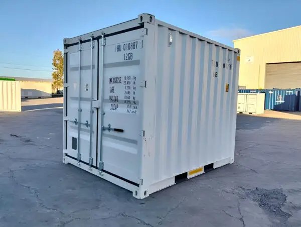 10Ft X 8Ft Shipping Container (One Trip) – White – Colli Trans Containers 10Ft X 8Ft Shipping Container (One Trip) – White - Colli Trans Containers