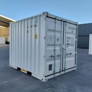 10Ft X 8Ft Shipping Container (One Trip) – White - Colli Trans Containers