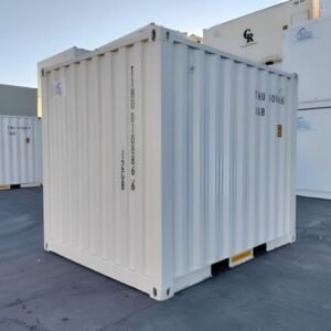 10Ft X 8Ft Shipping Container (One Trip) – White - Colli Trans Containers