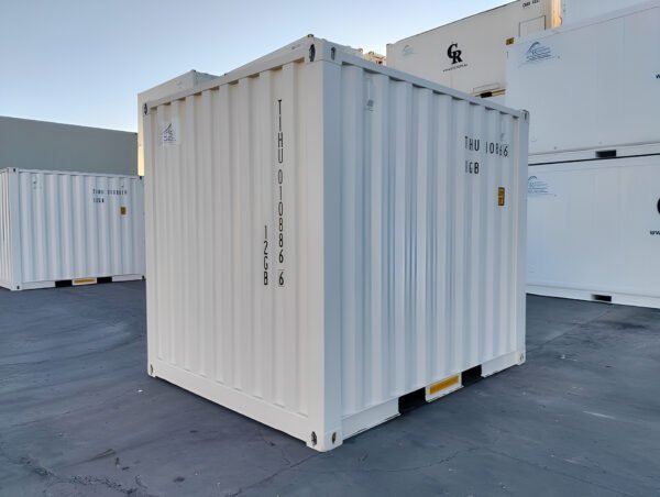 10Ft X 8Ft Shipping Container (One Trip) – White – Colli Trans Containers 10Ft X 8Ft Shipping Container (One Trip) – White - Colli Trans Containers