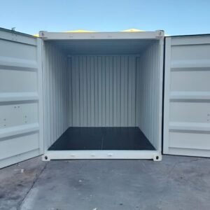 10Ft X 8Ft Shipping Container (One Trip) – White - Colli Trans Containers