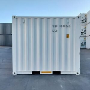 10Ft X 8Ft Shipping Container (One Trip) – White - Colli Trans Containers