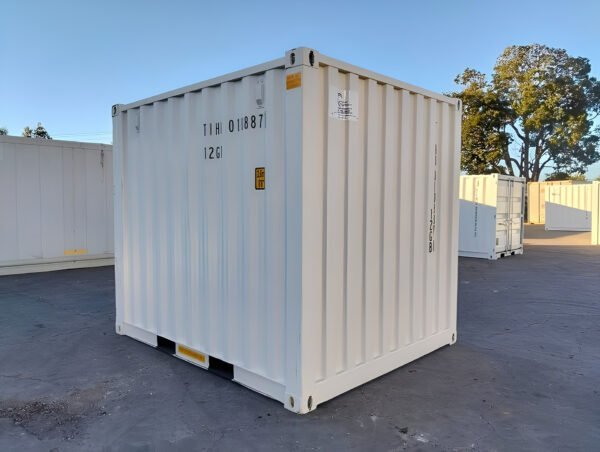 10Ft X 8Ft Shipping Container (One Trip) – White – Colli Trans Containers 10Ft X 8Ft Shipping Container (One Trip) – White - Colli Trans Containers