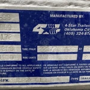 1999 4 Star 2 Horse Reverse