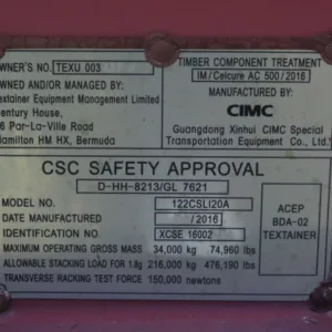 20' Flat Rack Shipping Container - One Trip -Buy Now