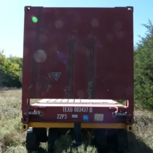 20' Flat Rack Shipping Container - One Trip -Buy Now