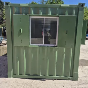 20 x 8 AV Open plan office green - First Choice Shipping Containers