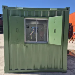 20 x 8 AV Open plan office green - First Choice Shipping Containers