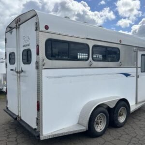 2000 Morgan Built 3 Horse Bumper Pull Horse Trailer
