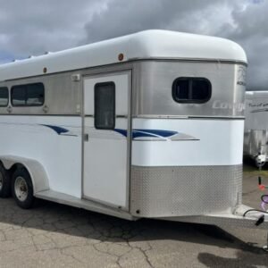 2000 Morgan Built 3 Horse Bumper Pull Horse Trailer
