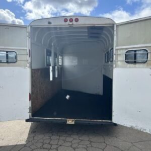 2000 Morgan Built 3 Horse Bumper Pull Horse Trailer