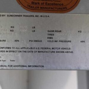 2000 Sundowner 7204GNST 2 Horse Trailer