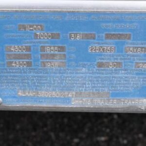 2002 Exiss SS20 2 Horse Trailer