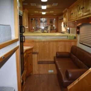 2003 Bloomer 8414LQ 4 Horse Trailer with 14' Short Wall