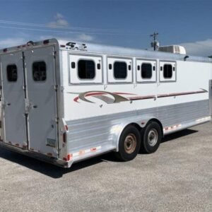 2007 4 Star 4 Horse Slant Gooseneck