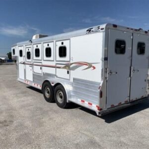 2007 4 Star 4 Horse Slant Gooseneck