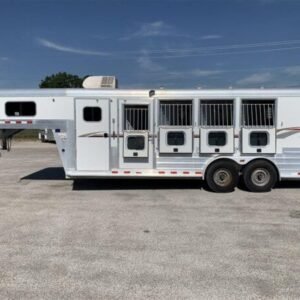 2007 4 Star 4 Horse Slant Gooseneck