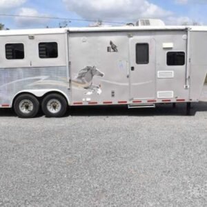 2007 American Spirit 8308LQ 3 Horse Trailer with 8' Short Wall