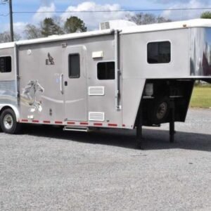 2007 American Spirit 8308LQ 3 Horse Trailer with 8' Short Wall