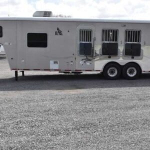 2007 American Spirit 8308LQ 3 Horse Trailer with 8' Short Wall