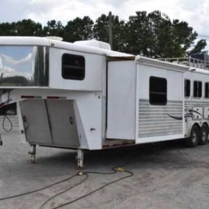 2007 American Spirit 8410GLQ 4 Horse Trailer with 10' Short Wall
