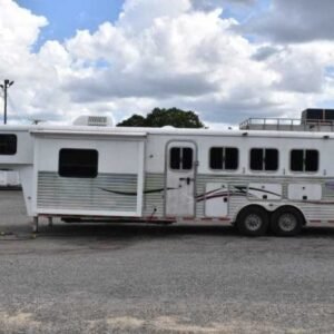 2007 American Spirit 8410GLQ 4 Horse Trailer with 10' Short Wall