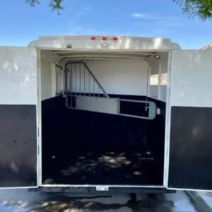 2007 Circle J 2 Horse Trailer Slant Load