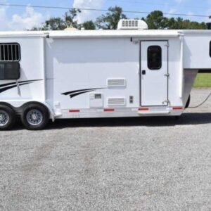 2014 Shadow 7208GLQ 2 Horse Trailer with 8' Short Wall
