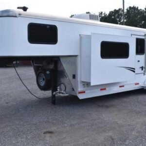 2014 Shadow 7208GLQ 2 Horse Trailer with 8' Short Wall