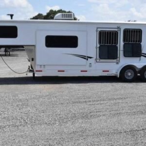 2014 Shadow 7208GLQ 2 Horse Trailer with 8' Short Wall