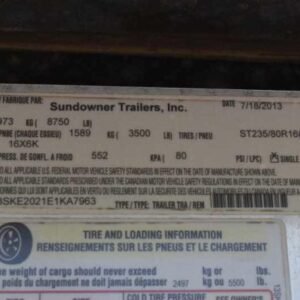 2014 Sundowner 2 Horse Gooseneck Trailer