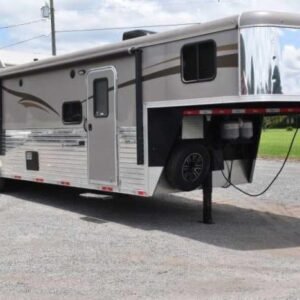 2015 Bison Ranger 3LQ Horse Trailer with 10' Short Wall