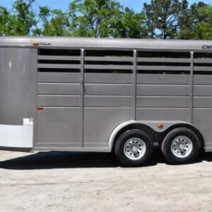 2017 CM 3HSLBP 3 Horse Trailer