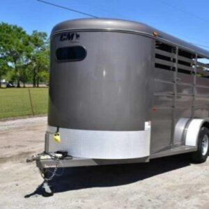 2017 CM 3HSLBP 3 Horse Trailer