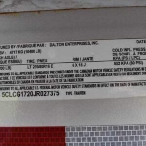 2018 Adam 7304GN 3 Horse Trailer