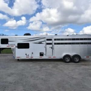 2018 Lakota Charger LQ Stock Trailer with 9' Short Wall