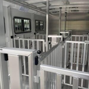 2020 19' CIMARRON BUMPER PULL 6 PEN STOCK TRAILER