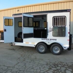 2022 Double D Reverse Slant 2 Horse Bumper Pull