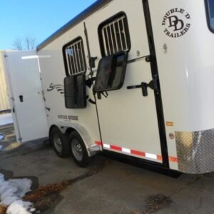 2022 Double D Reverse Slant 2 Horse Bumper Pull